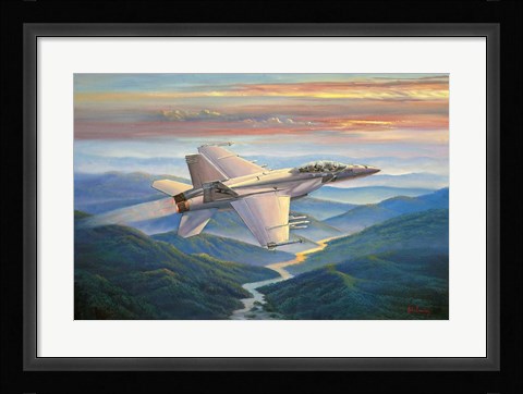 Framed Sunset Sortie Print
