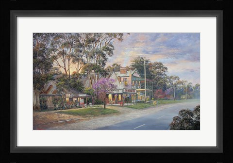 Framed Close Of Day - Gundaroo Print