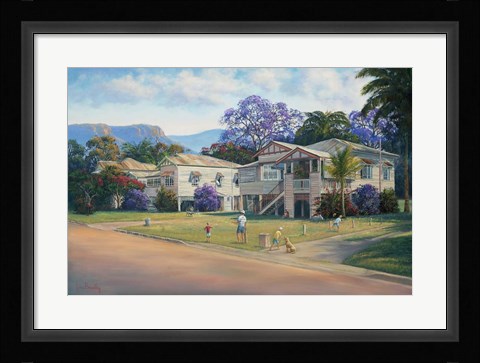 Framed Dad's Big Hit Print