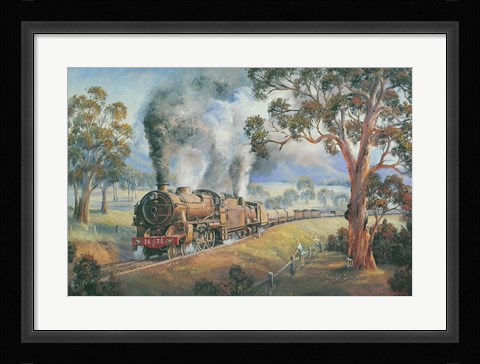 Framed Friendly Wave Print