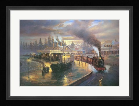 Framed Wet Evening - Katoomba Print