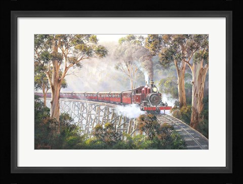 Framed Misty Morning - Belgrave Print