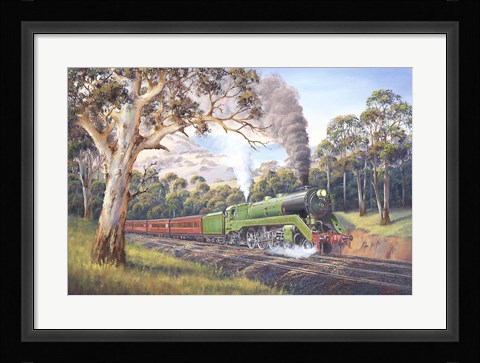 Framed Pacific Class 3829 Print