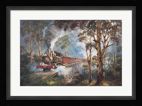 Framed Puffing Billy 1 Print