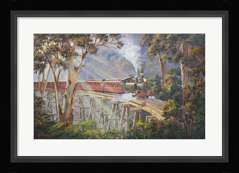 Framed Puffing Billy 2 Print
