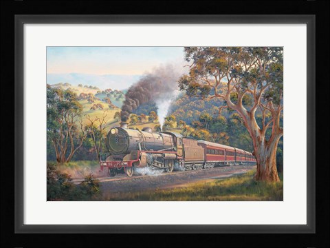 Framed Western Express Print