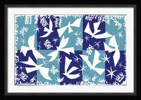 Framed Polynesie le Ciel Print