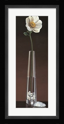 Framed Anemone Haiku Print