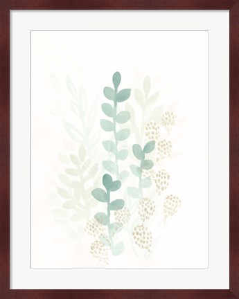 Framed Sprout Flowers I Print