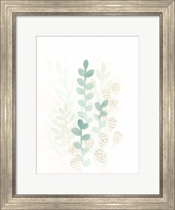 Framed Sprout Flowers I Print