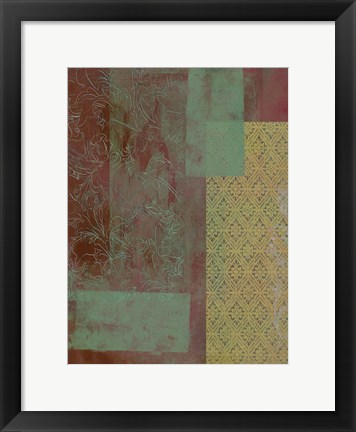 Framed Brocade Tapestry II Print