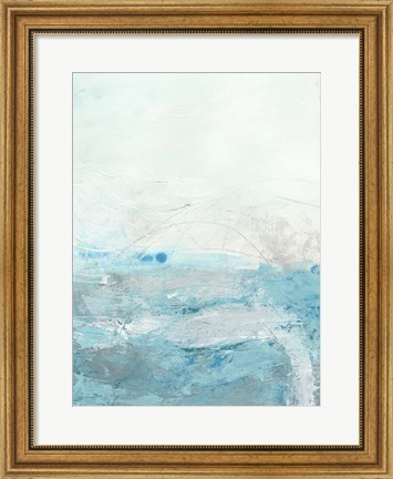 Framed Glass Sea II Print