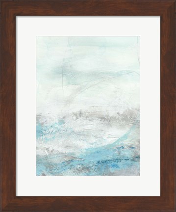 Framed Glass Sea III Print