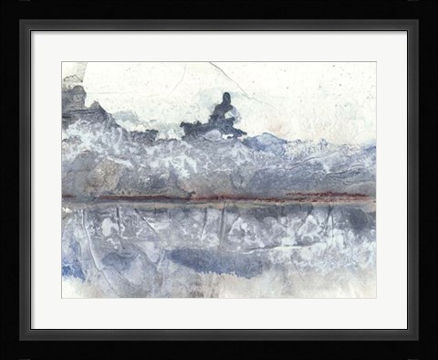 Framed Horizon Spray II Print