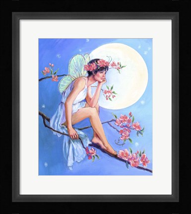 Framed Apple Blossom Fairy Print