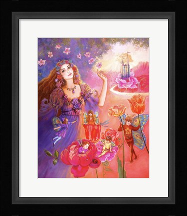 Framed Flora's Realm Print