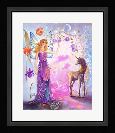 Framed Portal To The Land Of Fae Print