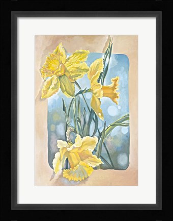 Framed Daffodils Print