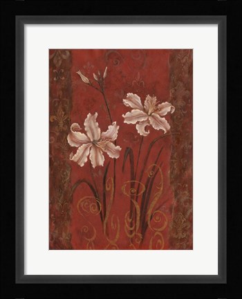 Framed Lily Design Print