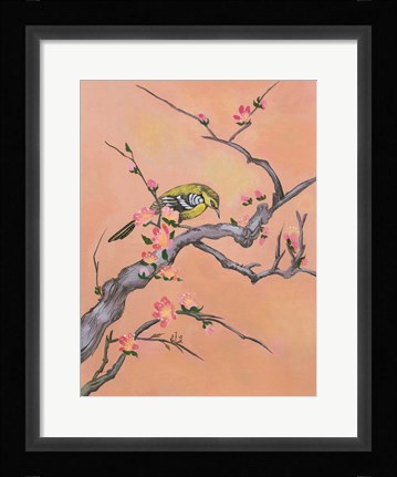 Framed Asian Bird 1 Print