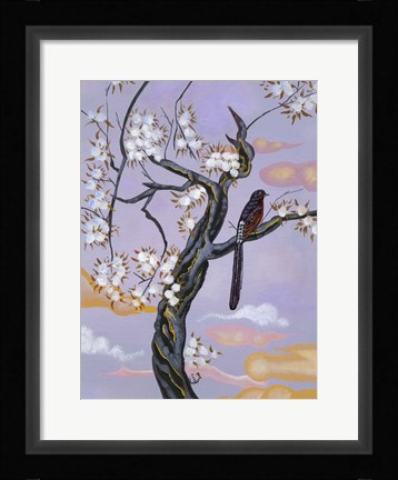 Framed Asian Bird 2 Print