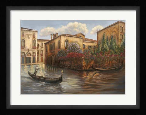 Framed Gondola I Print
