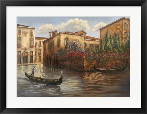 Framed Gondola I Print