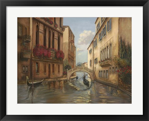 Framed Gondola Ii Print