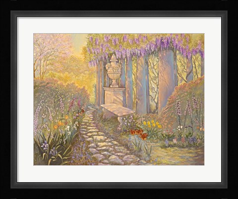 Framed Wisteria Arbor Print