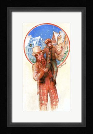 Framed God Bless Us Every One Print