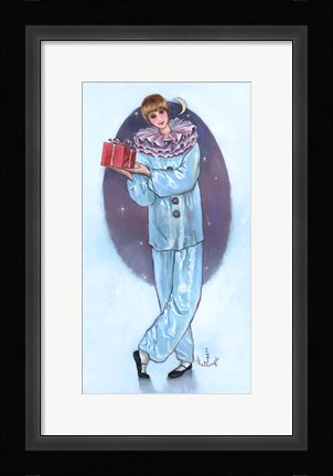 Framed Holding Present Print