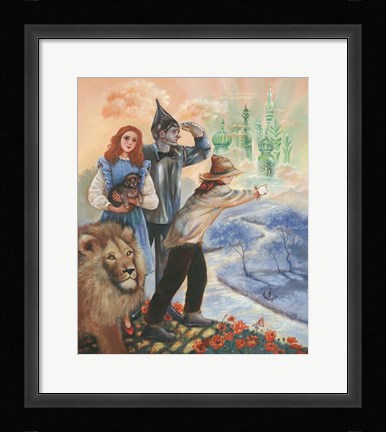 Framed Road To Oz Print