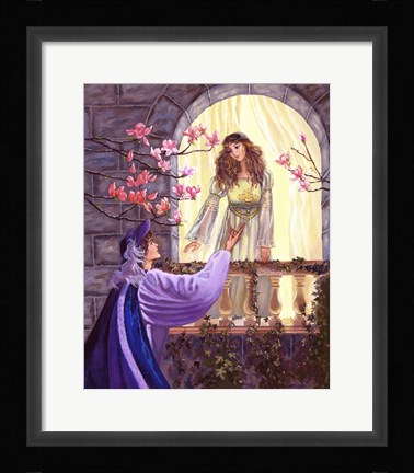 Framed Romeo And Juliet's Balcony Print