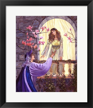 Framed Romeo And Juliet&#39;s Balcony Print