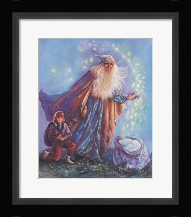 Framed Sandman And Helper Print