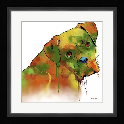 Framed Boxer 2 Print