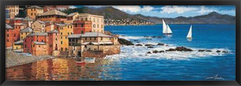 Framed Borgo Marinaro Print