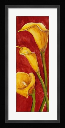 Framed Calle in Rosso Print