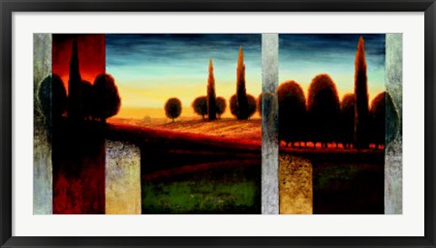 Framed Glow II Print