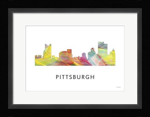 Framed Pittsburgh Pennsylvania Print