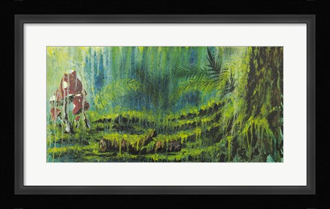 Framed Forest Mushrooms Print