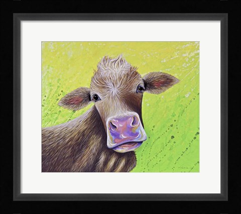 Framed Jersey Cow Print