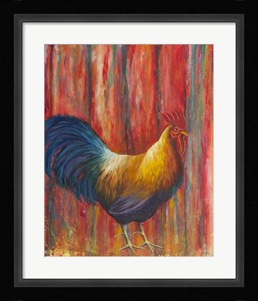 Framed Mr. Rooster Print