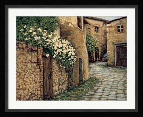 Framed Ruelle de Village II Print