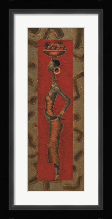 Framed African Lady II Print