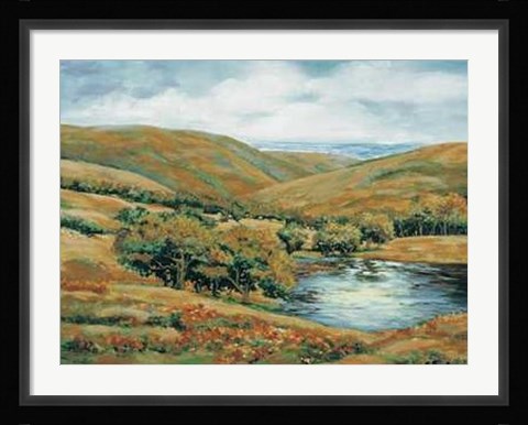 Framed At the Pond I Print