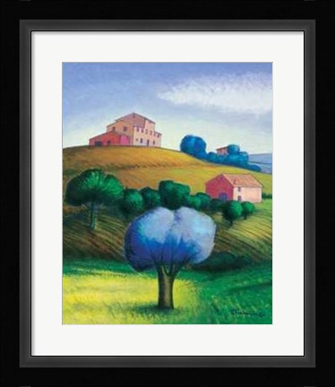 Framed Casale Sul Poggio Print
