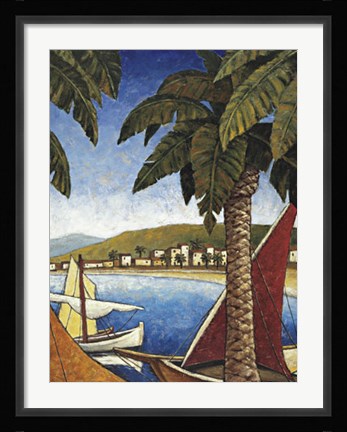 Framed Cote D'azur II Print