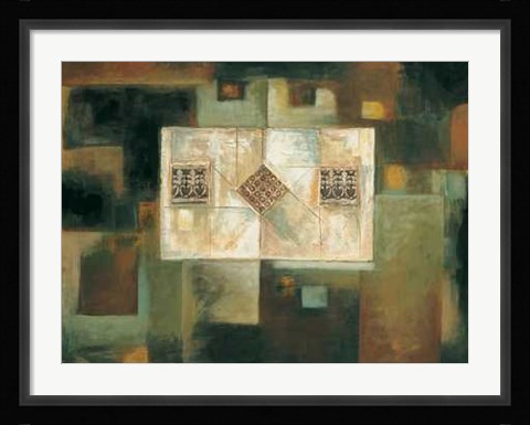 Framed Sirous Malek - Architectural Elements I Size 31.5x23.75 Print