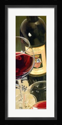 Framed Brunello di Montalcino Print